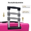 DOMETOUR Hardshell Luggage Sets 3 Pcs Spinner Suitcase with TSA Lock Lightweight 20''24''28'' - 3 of 4