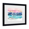 Trademark Fine Art Jennifer Goldberger Indigo Sunset I Matted Framed Art - 3 of 4