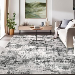 Runner Rug, Hallway Rugs, Washable Abstract Kitchen Runners Rug for Hallway Laundry Room, Soft Non-Slip Rug Runners for Entryway Bedroom - 1 of 4