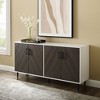 NicBex Mid-century Modern Sideboard Buffet Cabinet Kitchen Sideboard Cabinet Coffe Bar Cabinet with Metal Legs for Dining Room - 3 of 4