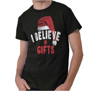 Xmas I Believe in Christmas Presents Graphic T Shirt Men or Women Brisco Brands - 1 of 4