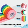 Enday Colored Masking Tape Masking Tape 1 Inch Wide x 160 Feet (60 Yards) Each Roll - Color Masking Tape, Colored Masking Tape 1 inch - 3 of 4