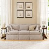 Tribesigns Half-Moon Accent Table, 2-Tier Semi Circle Sofa Side Table - 2 of 4