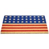 Northlight Blue and Red Americana Stars and Stripes Coir Outdoor Doormat 18" x 30" - 4 of 4