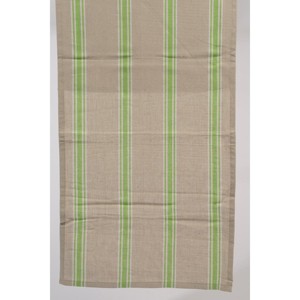 Kaemingk 55" x 15.75" Naturelle et Terreuse Brown, White and Green Striped Table Runner - 1 of 1