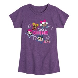 Girls' - LOL Surprise! - Time to Shine Fitted Short Sleeve Graphic T-Shirt - 1 of 4