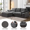 VYNXARIA Modular Sectional Living Room Sofa Set, Modern Minimalist Style Couch, Upholstered Sleeper Sofa for Living Room, Bedroom，L-Shape - 4 of 4