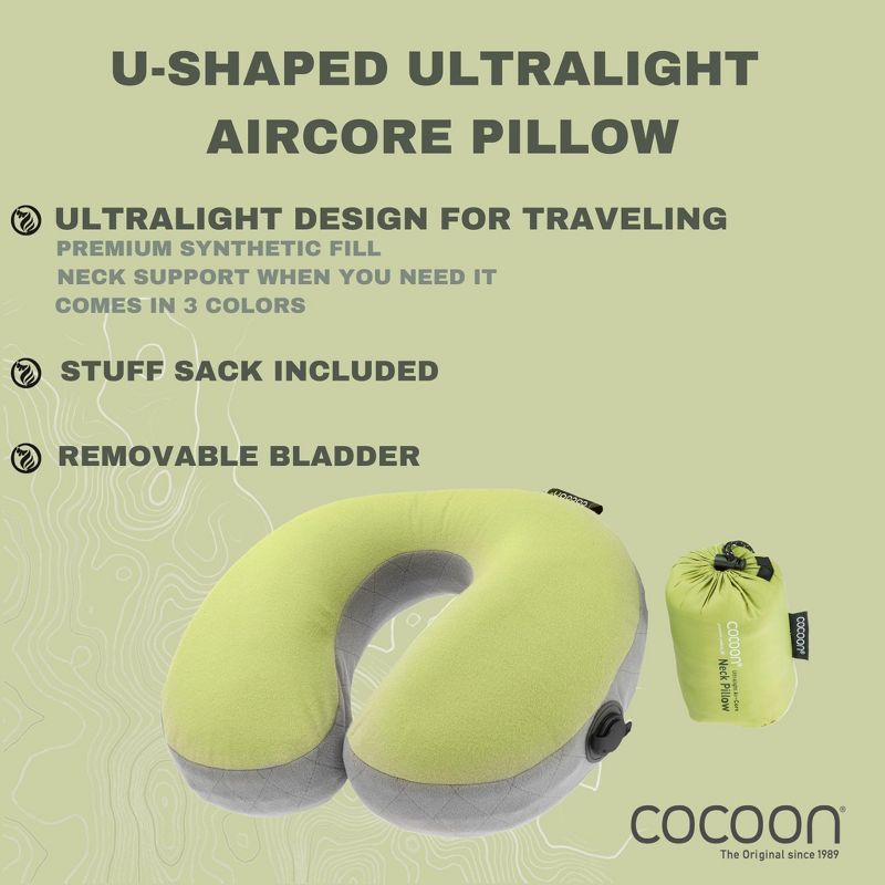 COCOON - Premium - Ergo AirCore Pillow Ultralight U Shaped, 2 of 4