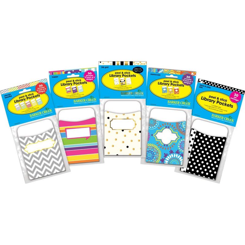Barker Creek 150pc 5 Designs Library Pocket Curated Collection Set, 3 of 4