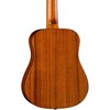 Dean Flight Nylon Satin Mahogany Travel Guitar Natural - 2 of 4