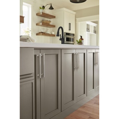 Polished Nickel 8-13/16 Inch Modern Cabinet Pull