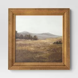 12" x 12" Prairie Land Framed Canvas Board - Threshold™