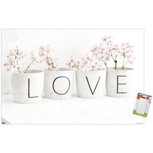 Trends International Tom Quartermaine - Love Blossom in Cups Unframed Wall Poster Prints - 1 of 4