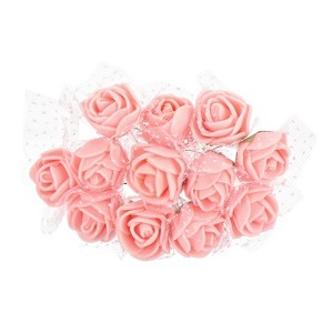 Unique Bargains Durable Flowers Bulk Stem Foam with Gauze for Wedding Bouque Boutonnieres 144 Pcs - 1 of 4