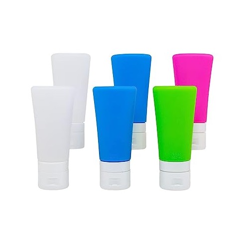 3pcs Travel Pouches For Toiletries - Leak Proof Travel Squeeze Pouches, Tsa  Approved Refillable Portable Stand Up Liquid Travel Containers For Shampoo  Conditioner Lotion Body Wash