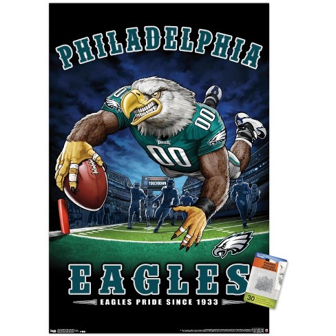 Trends International NFL Philadelphia Eagles - Neon Helmet 23 Wall Poster