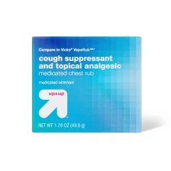Cough Suppressant & Topical Analgesic Chest Rub Ointment - 1.76oz - up & up™
