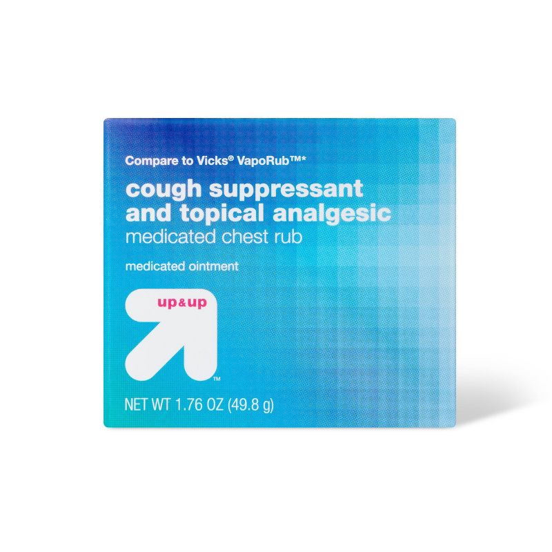Cough Suppressant &#38; Topical Analgesic Chest Rub Ointment - 1.76oz - up &#38; up&#8482;, 1 of 9