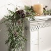 Sullivans 6' Cedar & Pine Artificial Garland 72"L Green - 3 of 4