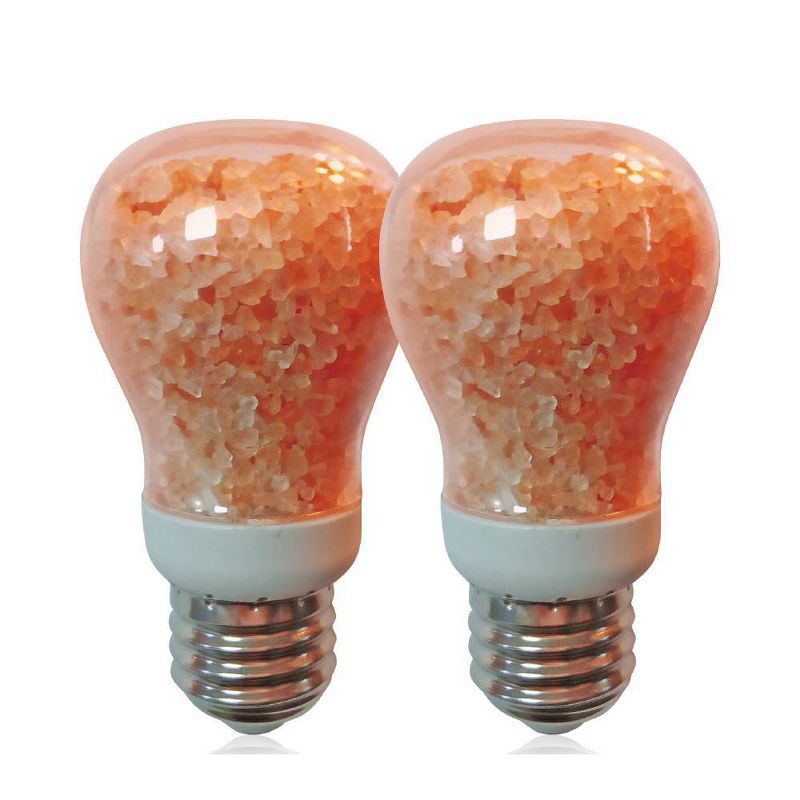 2pk LED 60W Light Bulbs - Himalayan Glow, 1 of 5
