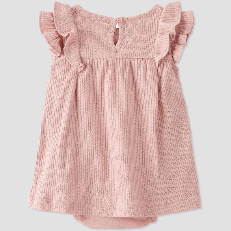 Little Planet by Carter's Organic Baby Girls' Bodysuit - Pink, 2 of 5