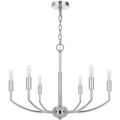 Cal Lighting Maxton 60W x 6 Metal Chandelier