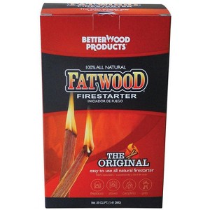 Better Wood Products Fatwood Pine Resin Stick Fire Starter 15 min 2 lb - 1 of 1