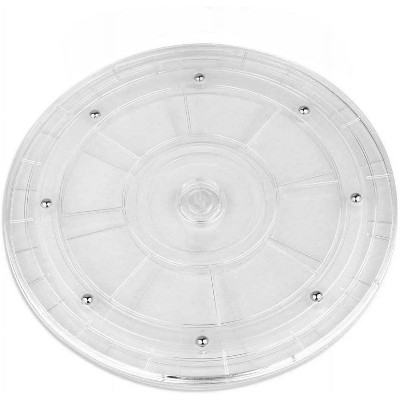 LunaLulinlk Heavy Duty Lazy Susan Turntable Organizer Acrylic 8 Inch Organizers for Kitchen Corner Cabinets Spice Rack