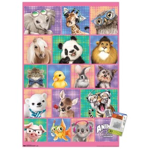 Trends International Animal Club - Group Unframed Wall Poster Prints - 1 of 4