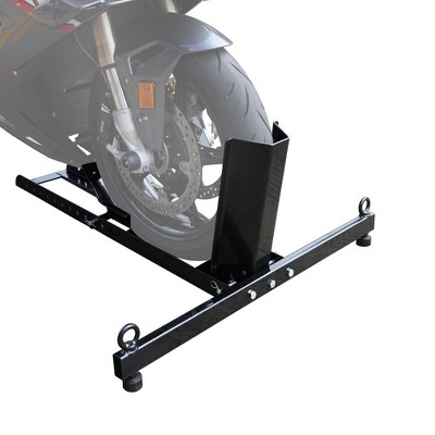 Adjustable Motorcycle Wheel Chock Stand Heavy Duty 1800lb Weight Capacity Stand Steel Construction Motorcycle Stand Holder For 15 22 Wheels Target