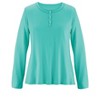 Collections Etc Super Soft Henley Pj Top - 3 of 4