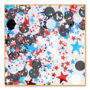 Beistle Soccer Star Confetti, 4 bags of .5 oz each (4/Pkg) Multicolored - 1 of 1