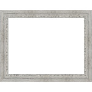 Amanti Art Rustic White Wash Framed Dry Erase Magnetic Board - 1 of 4