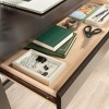 PAGED L-Shaped Desk Multi-Function Home Office Desks with Adjustable Shelve, Corner Desk for Living Room, Study - 4 of 4