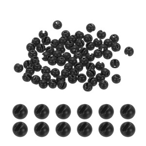 Unique Bargains Fly Tying Slotted Tungsten Round Beads for Variety Jig Hooks 70 Pcs - 1 of 4