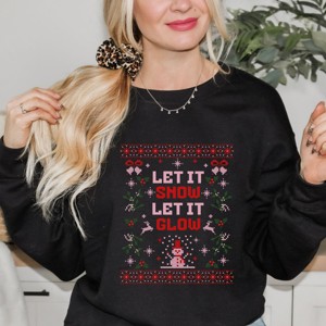 Simply Sage Market Women's Graphic Sweatshirt Let It Glow - 1 of 4