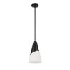 Crystorama Lighting Tori 1 - Light Pendant in  Matte Black - 2 of 4