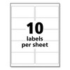 Avery UltraDuty GHS Chemical Waterproof and UV Resistant Labels, 2 x 4, White, 10/Sheet, 50 Sheets/Pack - 2 of 4