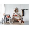 Fisfet 12.5" x 3" x 37.5" Metal Wall Art with Grid Pattern - 4 of 4