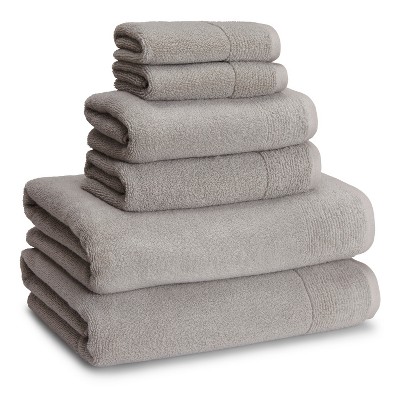 6pc Osaka Towel Set Gray - Cassadecor 