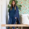 Tirrinia Women Wearable Blanket Cape Plush Fleece Throw Wrap Cover Indoors or Outdoors , 55x80 Inches - 2 of 4