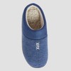 Isotoner Women's Marisol Microsuede & Heathered Knit Hoodback Slippers - 4 of 4