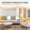 Acoinel Decorative Pillows for Bed 4 Set, Include Headboard Pillow, Body Pillow for Adults and 2 x Round Decorative Throw Pillows for Bed - 3 of 4
