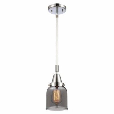Bell - 1 Light Stem Hung Mini Pendant In Industrial Style-11.13 Inches Tall and 5 Inches Wide