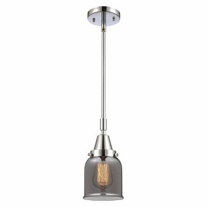 Bell - 1 Light Stem Hung Mini Pendant In Industrial Style-11.13 Inches Tall and 5 Inches Wide - 1 of 1