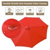 Yescom 13ft XL Heavy Duty Solid Wood Outdoor Patio Umbrella with Base Parasol Wheels Stand for Bistro Market Table Garden Deck Yard Poolside - 4 of 4