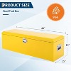 Heavy Duty Steel Truck Bed Tool Box with Lock, Waterproof Metal Toolbox for Truck, Pickup, RV & Trailer - 2 of 4