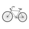 24" x 39" Metal Bike Wall Decor with Seat and Handles Black - Olivia & May: Iron Art, Vertical Display - 4 of 4
