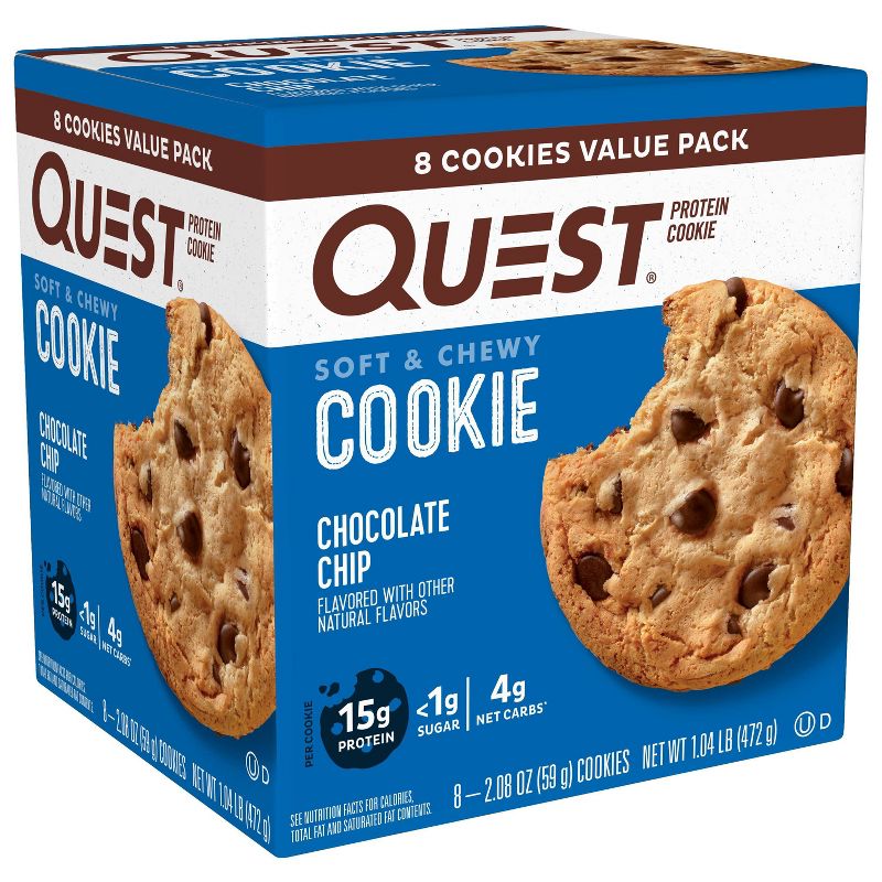 Quest Nutrition 15g Protein Cookie - Chocolate Chip Cookie, 3 of 9