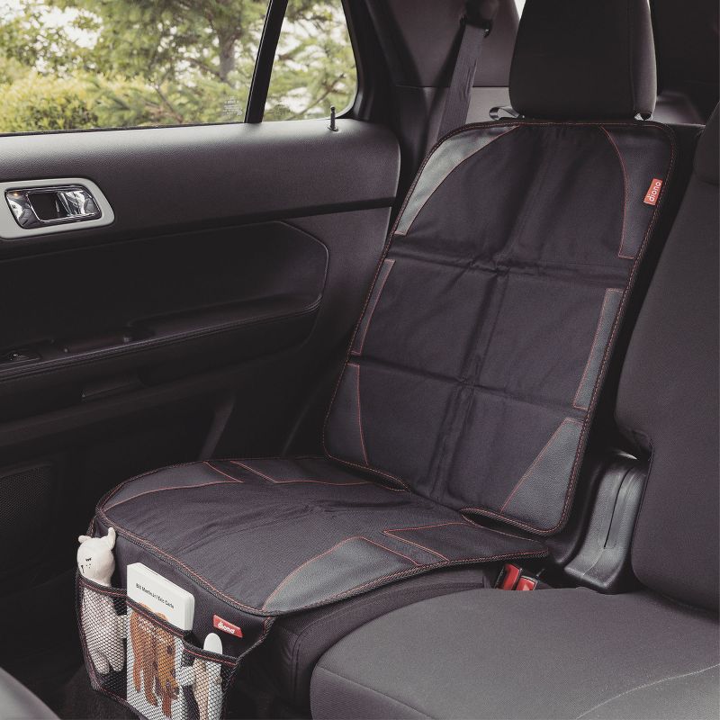 Diono Ultra Mat 3-Pack, Back Seat Upholstery Protection from Child Car Seats and Pets, Black, 3 of 10